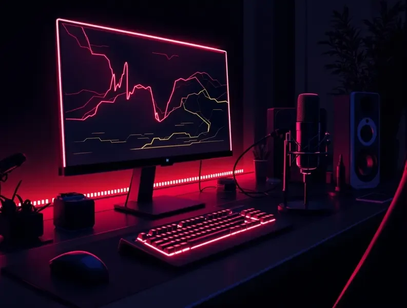 老K直播打游戏误开摄像头，真实房间曝光粉丝傻眼 配图